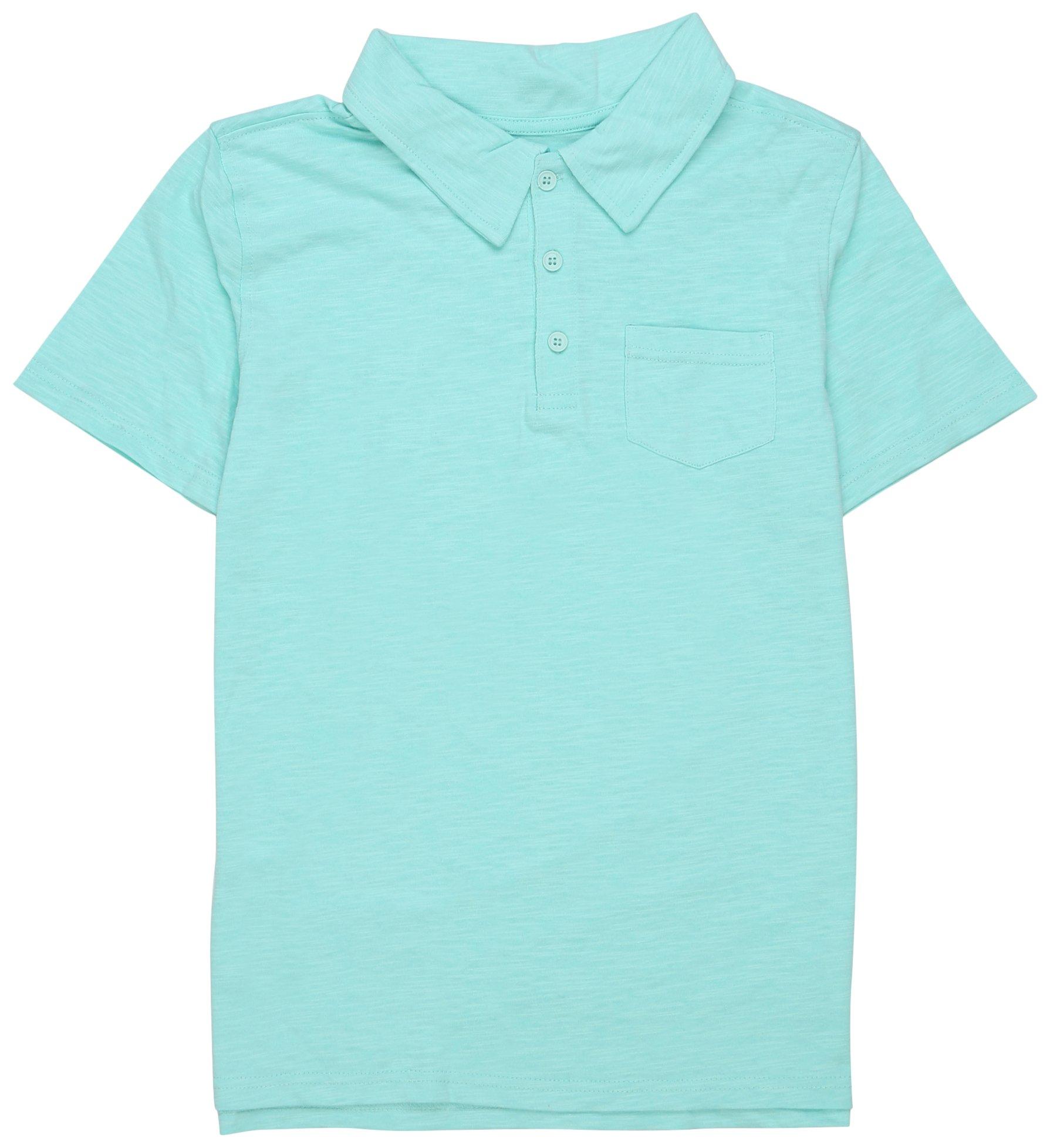 Big Boys Solid Polo Shirt