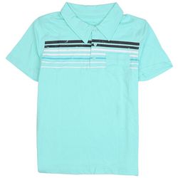 Little Boys Stripe Short Sleeve Polo Shirt