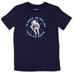 Little Boys Astronaut Short Sleeve T-Shirt