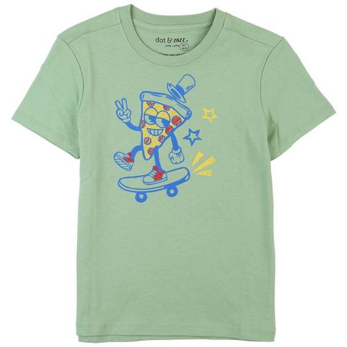 Dot & Zazz Little Boys Skater Pizza T-Shirt