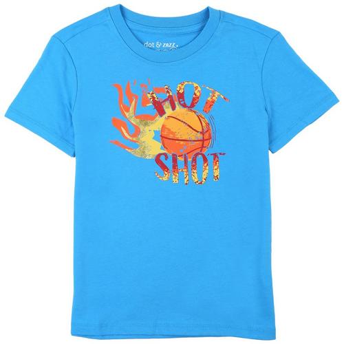 DOT & ZAZZ Little Boys Basketball Short Sleeve