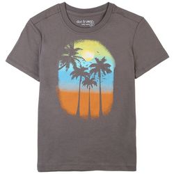Dot & Zazz Big Boys Tropical Sunset Short Sleeve T-Shirt