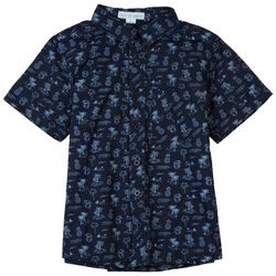 DOT & ZAZZ Little Boys Tropical Print  Shirt
