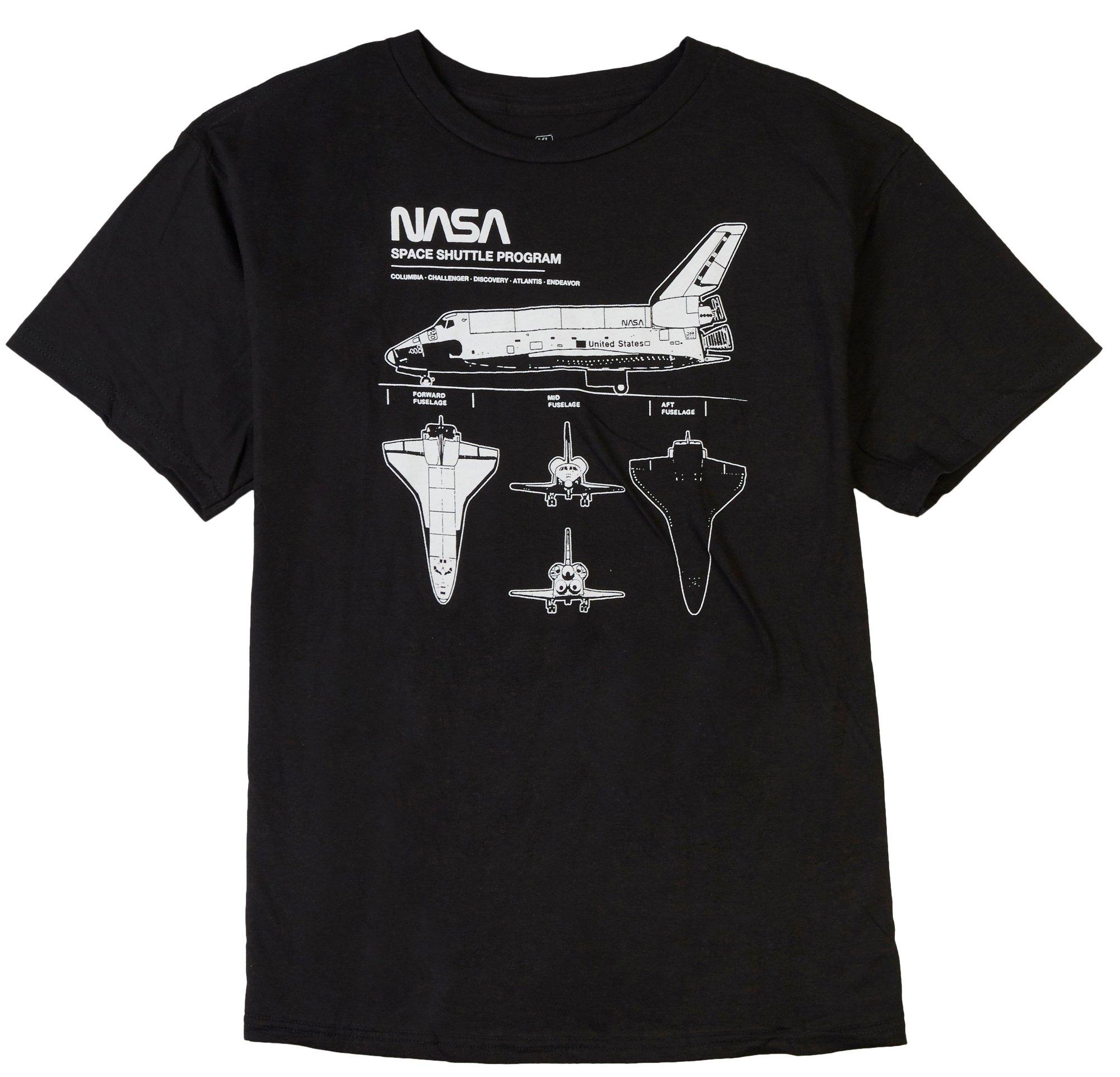 Big Boys NASA Diagram Short Sleeve Shirt