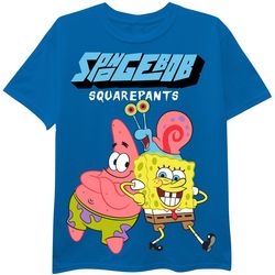 Spongebob Squarepants Big Boys Graphic Short Sleeve T-Shirt