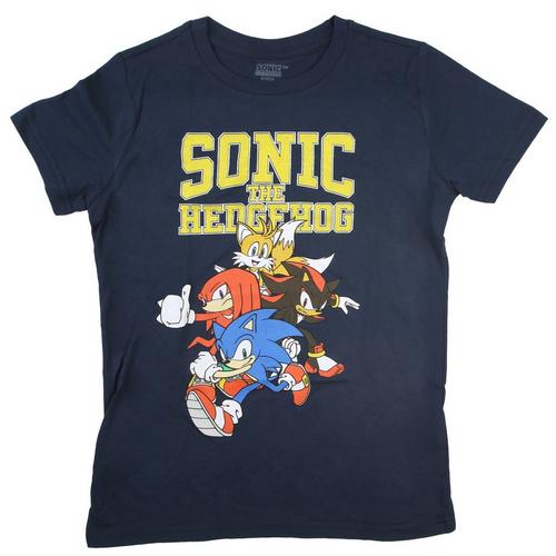 Big boys Sonic The Hedgehog Short Sleeve T-Shirt
