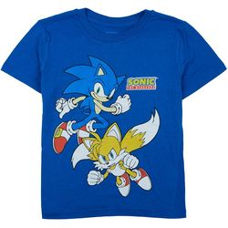 Little Boys Sonic & Tails Short Sleeve T-Shirt