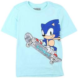Little Boys Sonic Skate Short Sleeve T-Shirt