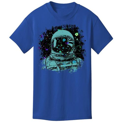 Awayalife Big Boys Astronaut Paint Splatter T-Shirt