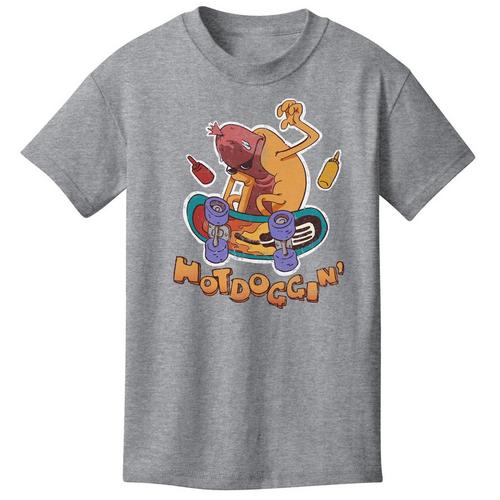 Awayalife Big Boys Hot Dog Skater T-Shirt