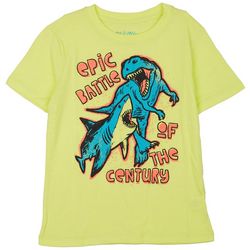 DOT & ZAZZ Little Boys Shark Short Sleeve T-Shirt