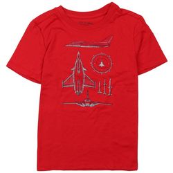 Dot & Zazz Big Boys Space Shuttle/Jet Short Sleeve T-Shirt