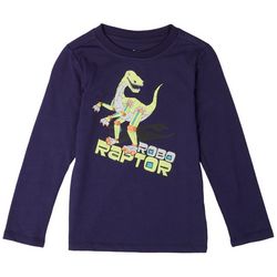 Dot & Zazz Little Boys Robo Raptor Long Sleeve T-Shirt