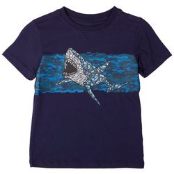 Dot & Zazz Little Boys Shark Mosaic Short Sleeve T-Shirt