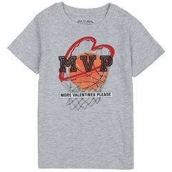 DOT & ZAZZ Little Boys MVP Valentines Short Sleeve T-Shirt