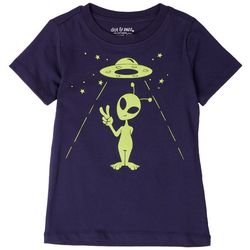 Dot & Zazz Little Boys Glow In The Dark Alien T-Shirt