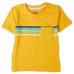 Hollywood Little Boys Striped Pocket T-Shirt