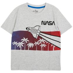 Hollywood Little Boys NASA Palms Short Sleeve Shirt