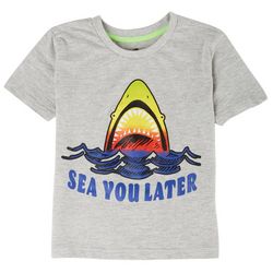 ADTN Little Boys Sea You Later Shark Short Sleeve T-Shirt