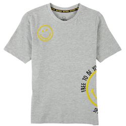 Smiley Big Boys Free To Be You Short Sleeve T-Shirt
