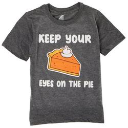 Little Boys Keep Your Eyes On The Pie Short Sleeve T-Shirt