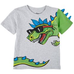 Hollywood Little Boys Spiked Green Dinosaur T-Shirt