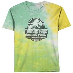 Jurassic Park Big Boys Tie Dye Logo T-Shirt