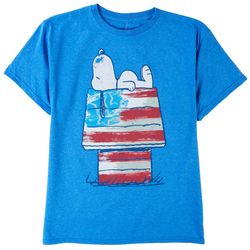 Peanuts Big Boys Snoopy Americana T-Shirt