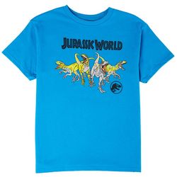 Jurassic World Big Boys Caution Live Dinosaurs T-Shirt