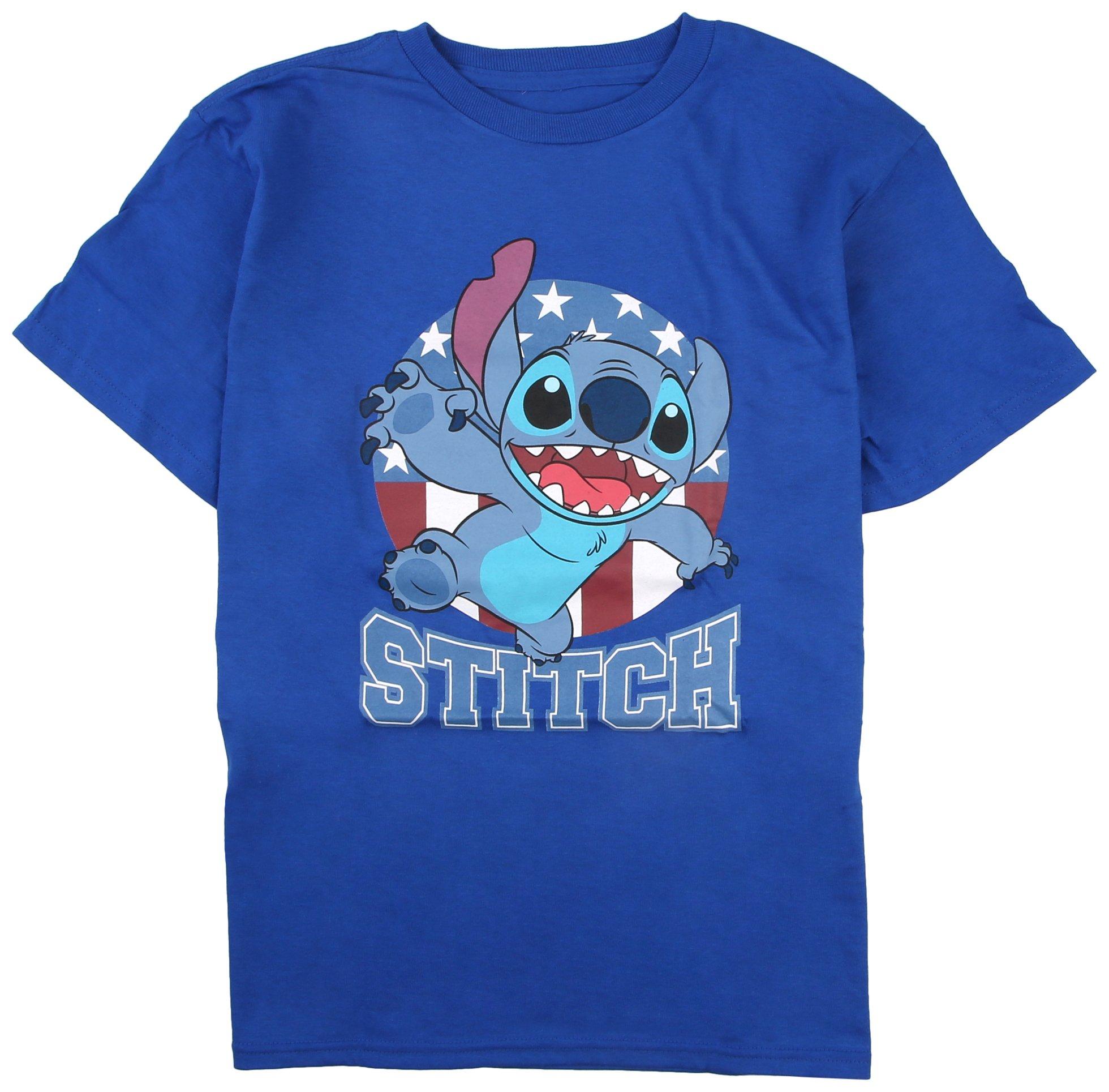 Disney Lilo & Stitch Boys 8-20 Americana Stitch Portrait Hoodie