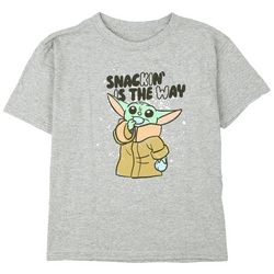 Star Wars Little Boys Snackin Is The Way T-Shirt