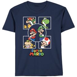 Super Mario Brothers Little Boys Character T-Shirt
