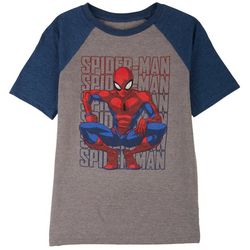 Spiderman Little Boys Spiderman Graphic Short Sleeve T-Shirt