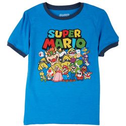 Super Mario Brothers Little Boys Mario & Friends T-Shirt