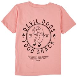 Denim & Flower Big Boys Devil Dogs Short Sleeve T-Shirt