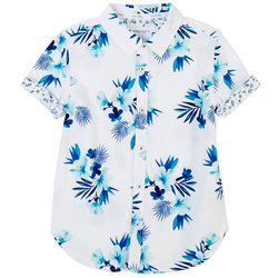 Denim & Flower Little Boys Floral Button Down Shirt
