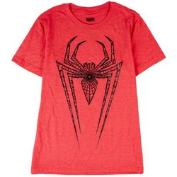 Spider-Man Big Boys Web Icon Screen Print T-Shirt