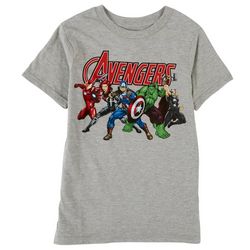 Marvel Little  Boys Avengers Short Sleeve T-Shirt