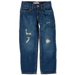 Levi's Little Boys 502 Regular Distressed Denim Jeans