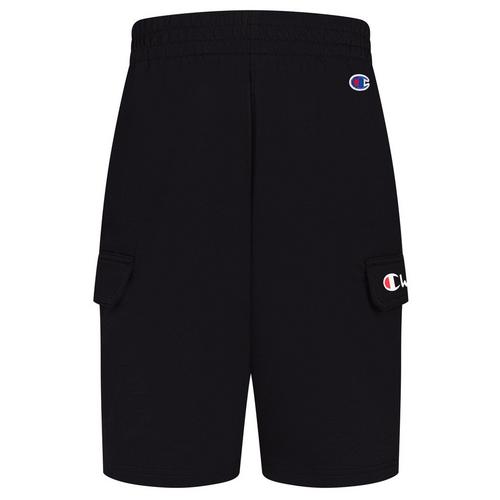 Champion Little Boys French Terry Solid Cargo Shorts