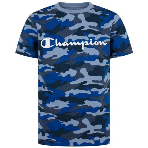 Champion Little Boys Classic Camo Script T-Shirt