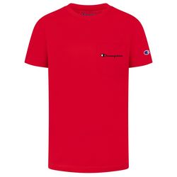 Champion Little Boys Logo Script Pocket Short Sleeve T-Shirt