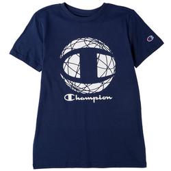 Big Boys Globe Logo Short Sleeve T-Shirt