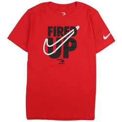 3 Brand by Nike Big Boys Fired  Up Short Sleeve T-Shirt