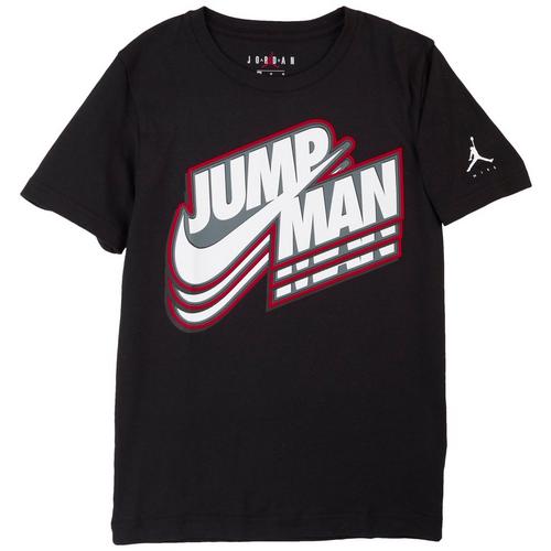 Jordan Big Boys Jumpman Patch T-Shirt