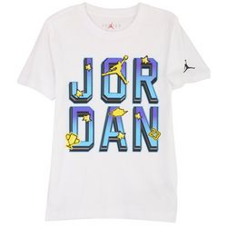 Jordan Big Boys Pixel Play Logo T-Shirt