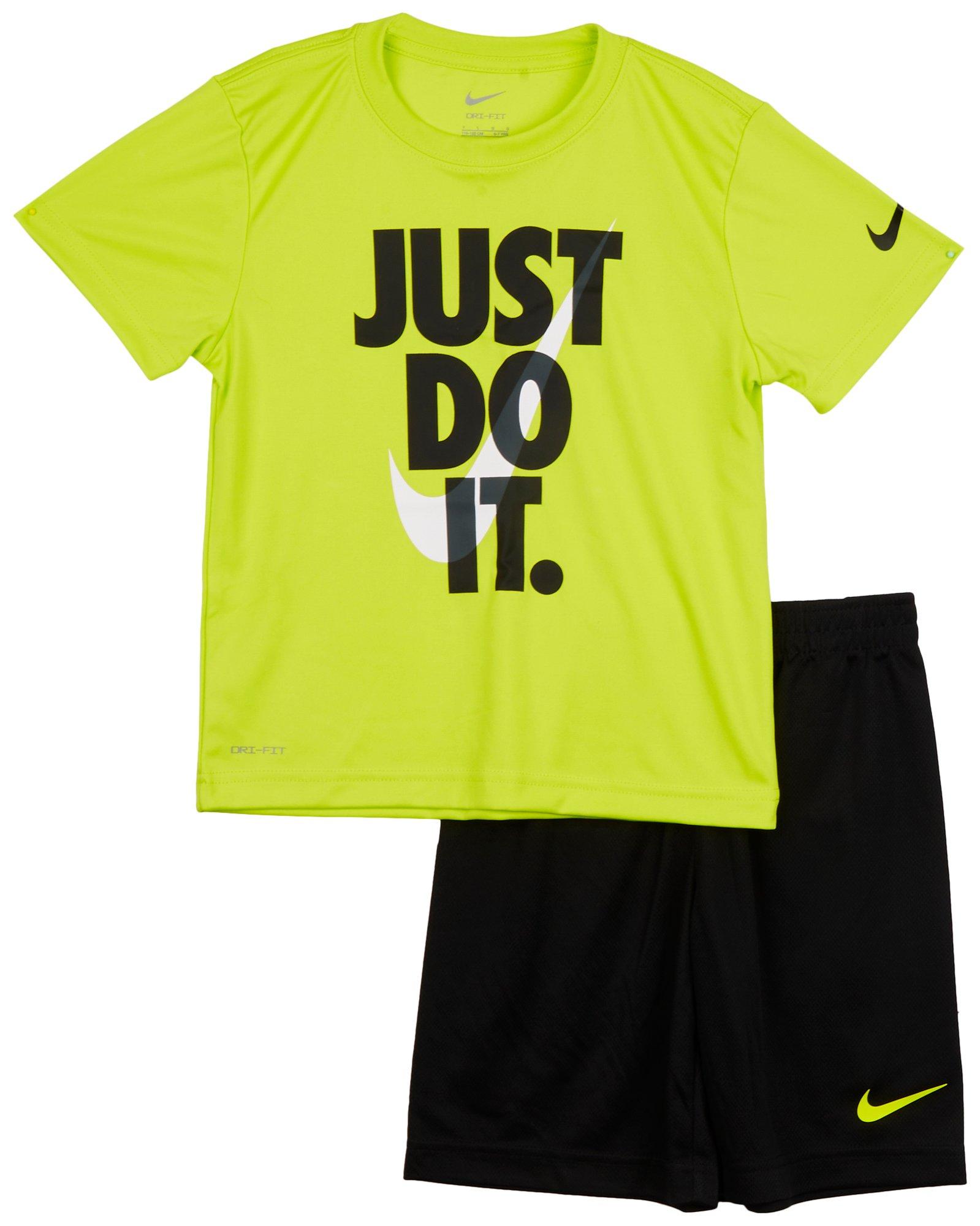 Nike Little Boys 2-pc. Just Do It T-Shirt Set