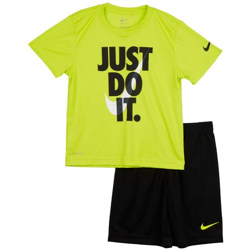 Nike Little Boys 2-pc. Just Do It T-Shirt