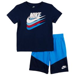 Nike Little Boys 2-pc. Triple Swoosh T-Shirt Set