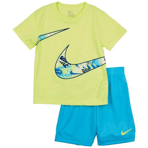 Nike Little Boys 2-pc. Wild Air Mesh Swoosh